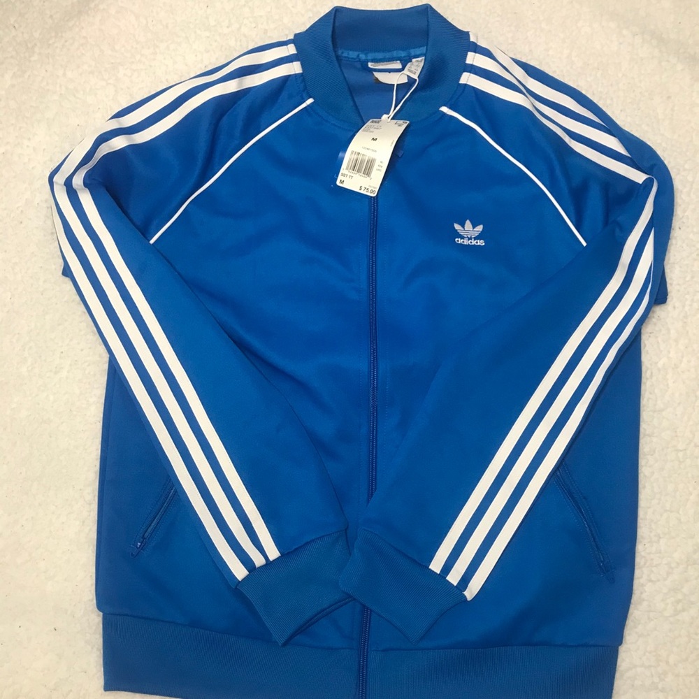 Blue Adidas New With Tag Jacket